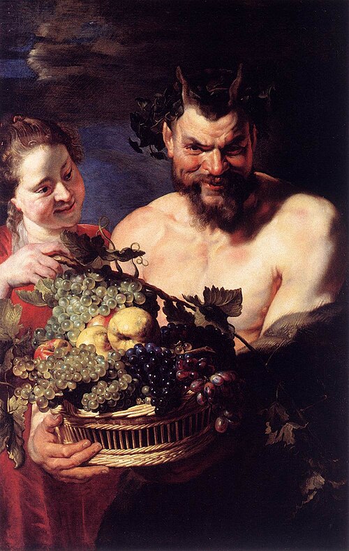 Satyr and Girl, 1615, Pierre Paul Rubens