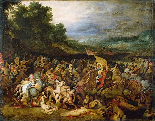 The Battle of the Amazons, 1598, Pierre Paul Rubens
