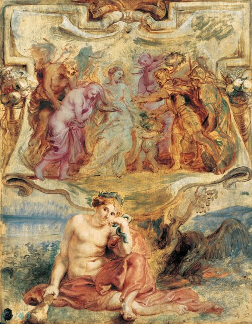 Henry IV Seizing the Opportunity to Conclude Peace, also known as Occasio, 1628, Pierre Paul Rubens