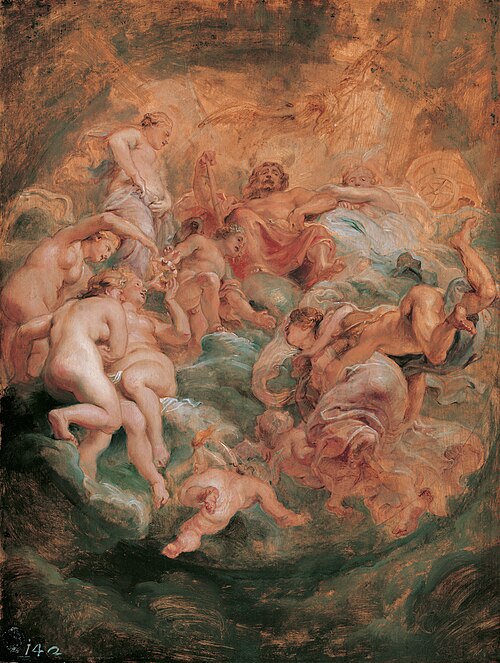 Psyche taken up into Olympus, 1621, Pierre Paul Rubens