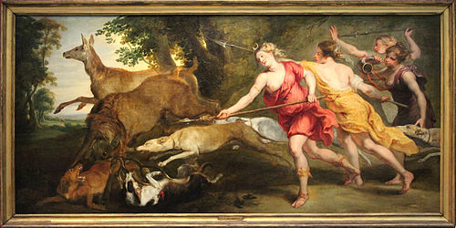 Diana Huntress and her Nymphs, 1637, Pierre Paul Rubens