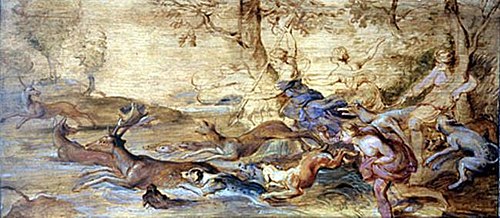 The Hunt of Diana, 1639, Pierre Paul Rubens