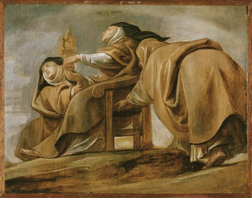 Saint Claire of Assisi, 1620, 1620, Peter Paul Rubens