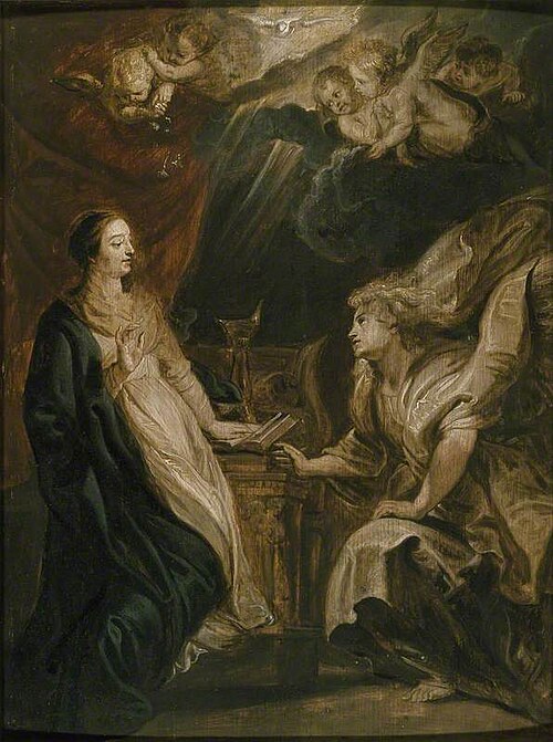 Annunciation, 1609, Pierre Paul Rubens