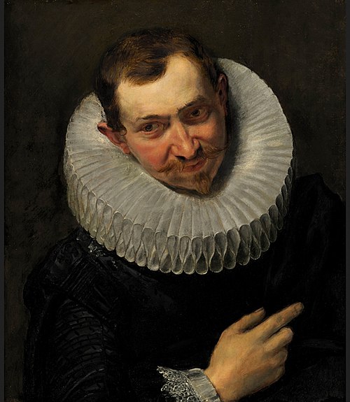 Portrait of the landscape painter Jan Wildens, 1616, Peter Paul Rubens
