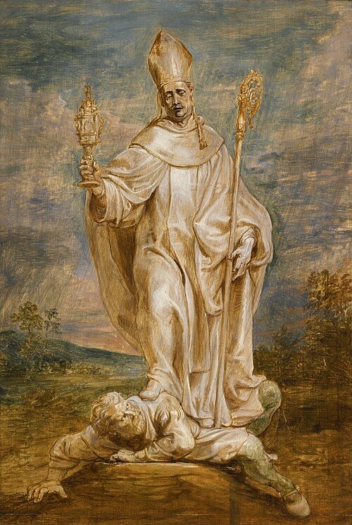 Saint Norbert overcoming Tanchelm, 1623, Pierre Paul Rubens