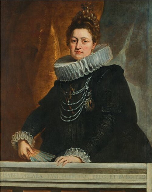 Portrait of Isabella Clara Eugenia, 1635, Pierre Paul Rubens