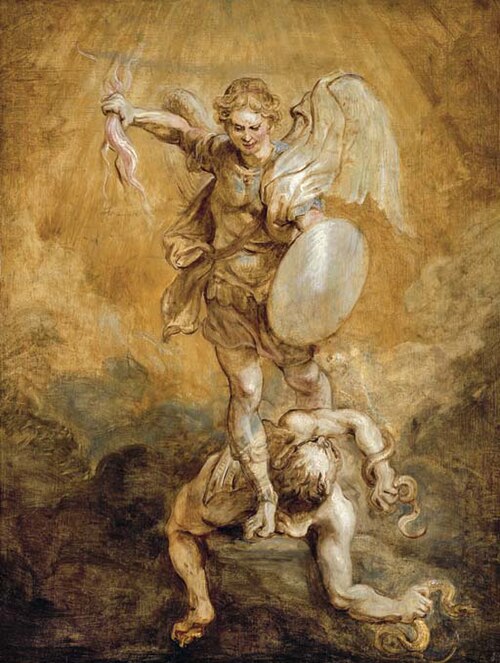 Saint Michael subduing Lucifer, 1623, Pierre Paul Rubens