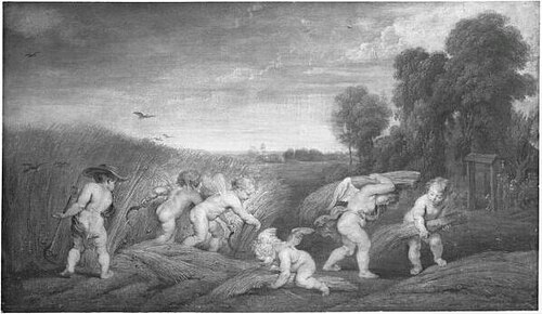 Six cupids reaping, 1616, Pierre Paul Rubens