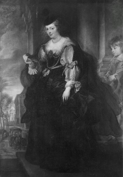 Portrait de Helene Fourment, 1602, Pierre Paul Rubens