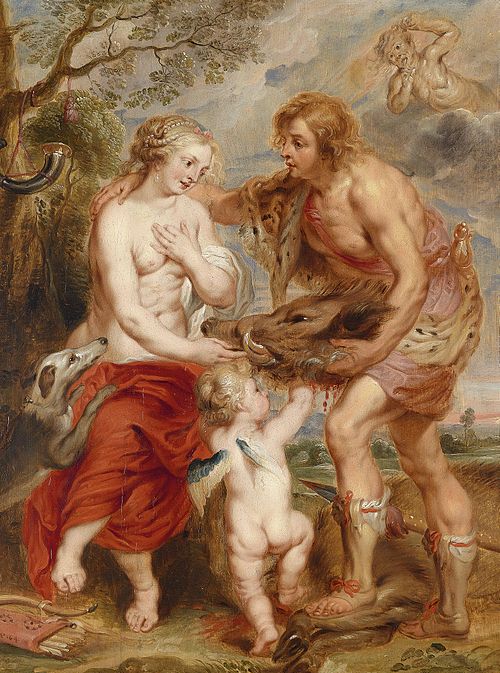 Meleager presenting to Atalanta the head of the Calydonian boar, circa 1640, 1640, Pierre Paul Rubens