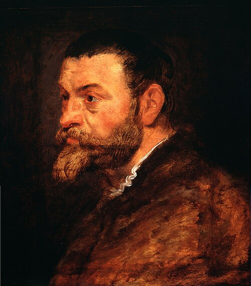 Portrait of a man in fur coat, 1650, Pierre Paul Rubens