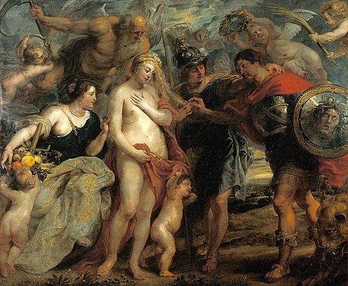 The victorious hero takes Occasio to conclude Peace, , Pierre Paul Rubens