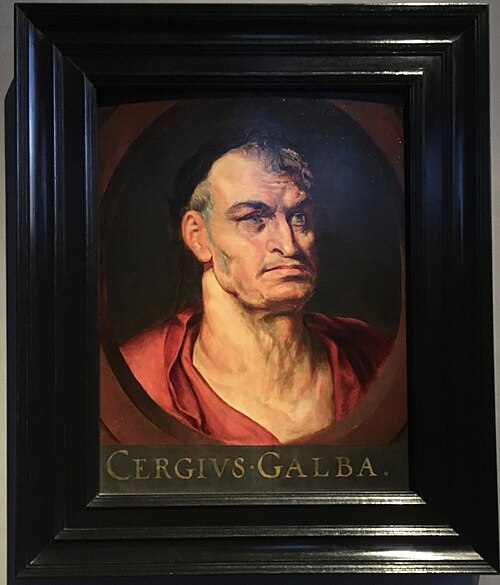 Portrait of Emperor Servius Sulpicius Galba, 1600, Peter Paul Rubens