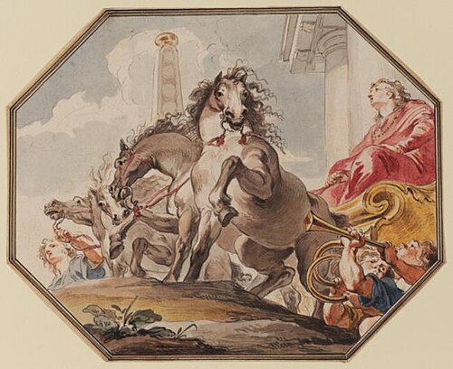 The triumph of Joseph in Egypt (Genesis 41: 40-46), 1750, Pierre Paul Rubens