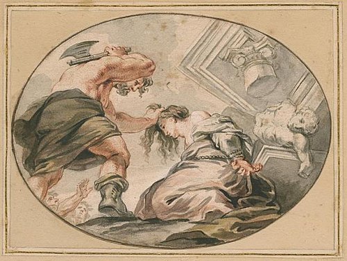 Martyrdom of Saint Eugenia, 1750, Pierre Paul Rubens