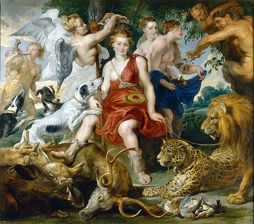 Coronation of Diana, 1620, Pierre Paul Rubens