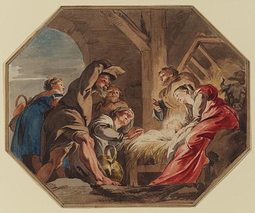 The nativity (Gospel of Luke 2: 1-21), 1750, Pierre Paul Rubens