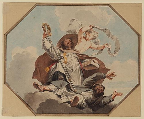 Saint Athanasius, 1751, Pierre Paul Rubens