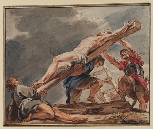 Raising of the Cross, 1751, Pierre Paul Rubens