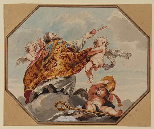 Saint Augustine, 1751, Pierre Paul Rubens