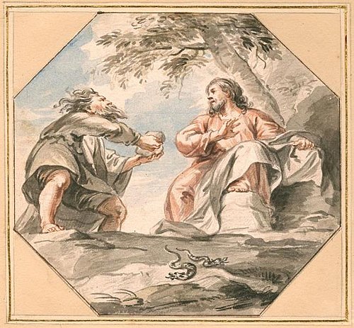 Temptation of Christ, 1751, Pierre Paul Rubens