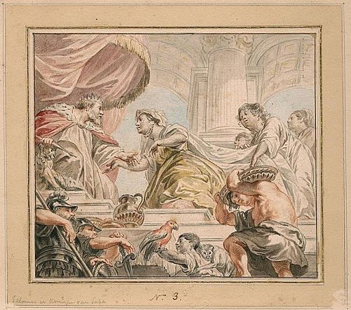 Solomon and the Queen of Sheba (I Kings 10: 1-13), 1730, Pierre Paul Rubens