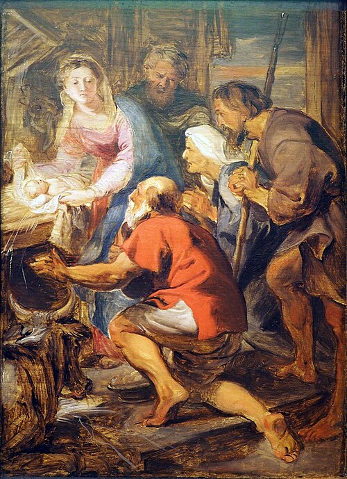 Adoration of the Shepherds, 1617, Pierre Paul Rubens