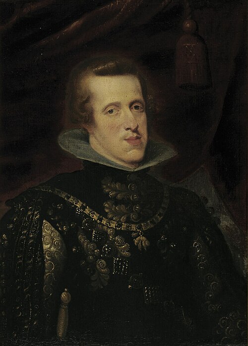 Portret " Philips IV van Spanje" op linnen, kopie naar Peter Paul Rubens door een Nederlands meester, 1620, Peter Paul Rubens