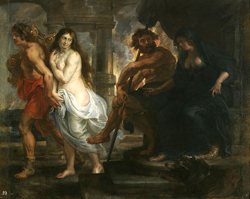 Orpheus and Eurydice, 1636, Pierre Paul Rubens