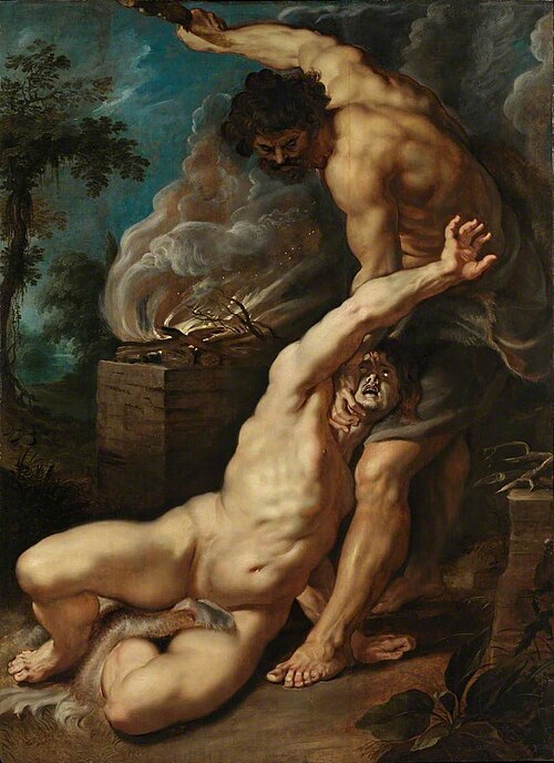 Cain Slaying Abel, 1608, Pierre Paul Rubens