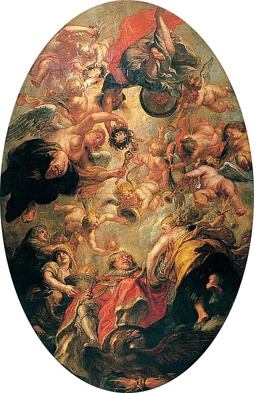 The Apotheosis of James I, 1633, Pierre Paul Rubens