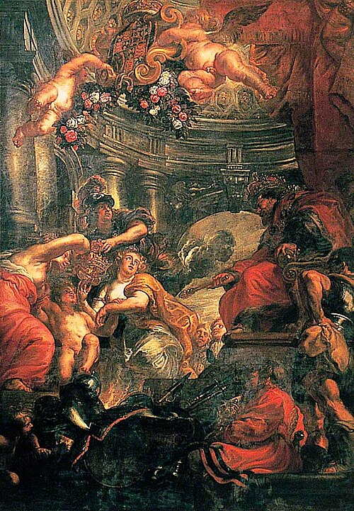 The Union of the Crowns of England and Scotland, 1633, Pierre Paul Rubens