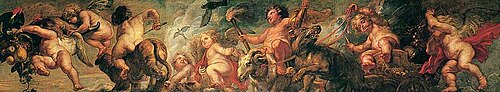 Genii Playing with Animals, 1633, Pierre Paul Rubens