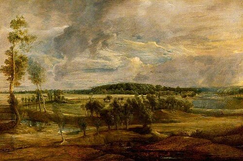 Landscape in Flanders, 1637, Pierre Paul Rubens