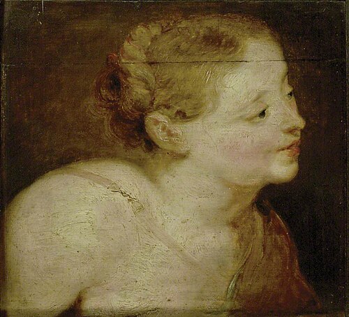 Head of a Huntress (Diana?), , Pierre Paul Rubens