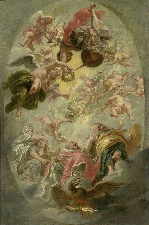 The Apotheosis of James I, 1700, Pierre Paul Rubens