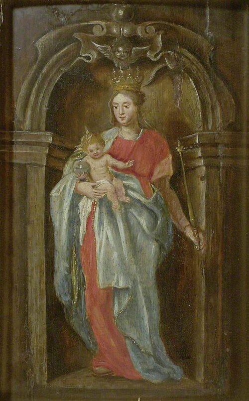 The Virgin and Child in a Niche, , Pierre Paul Rubens