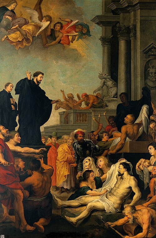 Saint Francis Xavier Preaching and Healing, , Pierre Paul Rubens