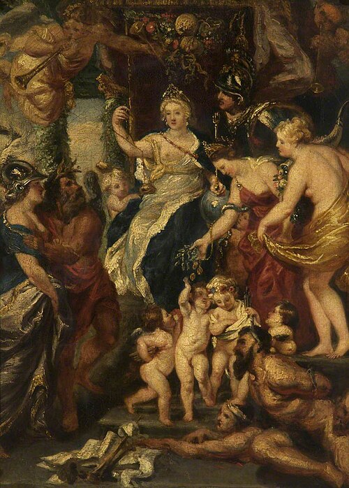 The Happiness of the Regency, , Peter Paul Rubens