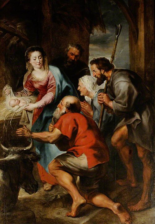 Adoration of the Shepherds, , Pierre Paul Rubens