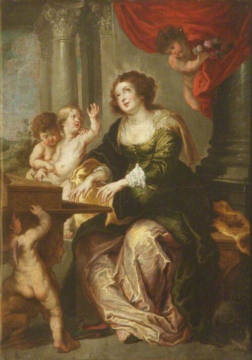 Saint Cecilia, , Pierre Paul Rubens