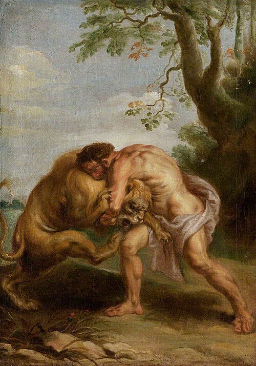 Hercules and the Nemean Lion, , Pierre Paul Rubens
