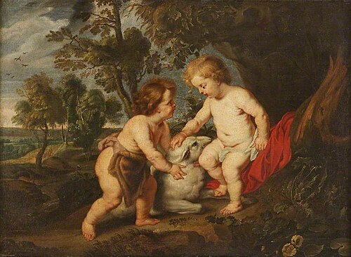 The Infant Christ and Saint John, , Pierre Paul Rubens