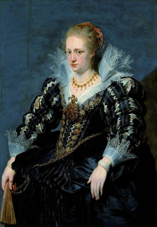 Portrait de Jacqueline de Caestre., 1618, Pierre Paul Rubens