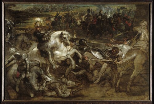 Hendrik IV in de slag bij Ivry, 1629, Peter Paul Rubens