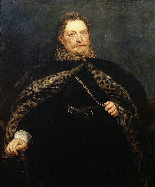 Portrait de Jan van Montfort en delia polonaise., 1635, Pierre Paul Rubens