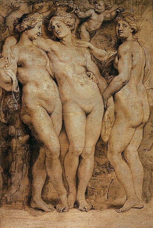 Les Trois Grâces, 1620, Pierre Paul Rubens