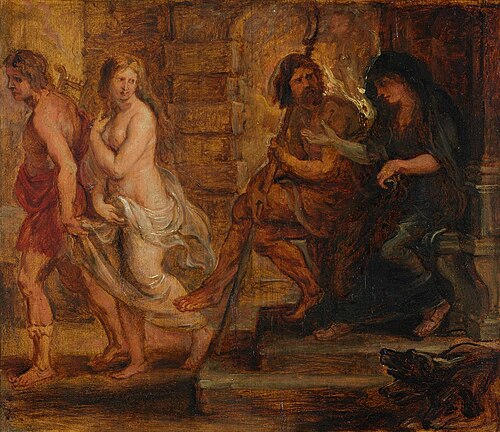 Orpheus und Eurydike vor Pluto und Proserpina, 1636, Pierre Paul Rubens