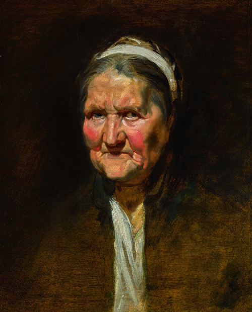 Study of an Old Woman, 1610, Pierre Paul Rubens